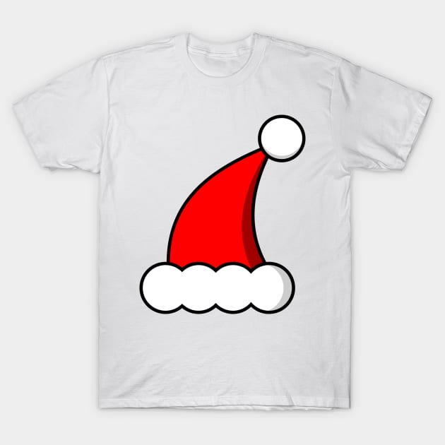 Santa Claus Hat T-Shirt by psanchez